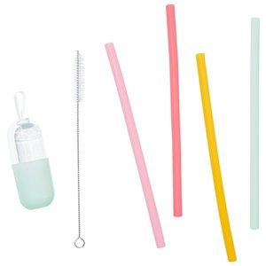 ⭐️ Chic & Tonic Silicone Straws Set